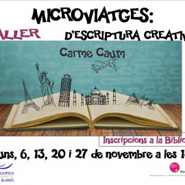 TALLER – Microviatges: Taller d’escriptura creativa