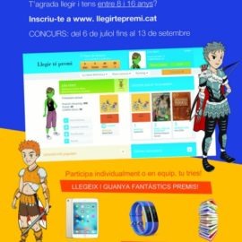 Nova edició del concurs “Llegir té premi” Nova edició del concurs “Llegir té premi”